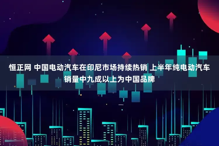 恒正网 中国电动汽车在印尼市场持续热销 上半年纯电动汽车销量中九成以上为中国品牌